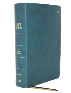 portada Net Bible, Full-Notes Edition, Leathersoft, Teal, Thumb Indexed, Comfort Print: Holy Bible (en Inglés)