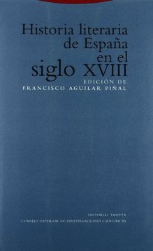 portada Historia Literaria de España en el Siglo Xviii (in Spanish)