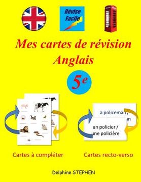 portada Mes cartes de révision Anglais 5e (en Francés)