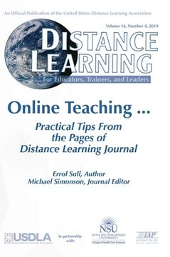 portada Distance Learning - Volume 16 Issue 4 2019 (in English)