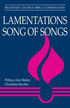 portada Lamentations, Song of Songs (en Inglés)