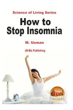 portada How to Stop Insomnia (en Inglés)