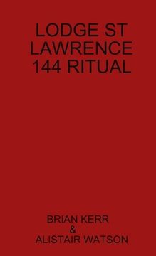 portada Lodge St Lawrence 144 Ritual (en Inglés)