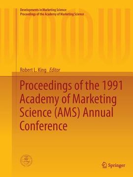 portada Proceedings of the 1991 Academy of Marketing Science (Ams) Annual Conference (en Inglés)
