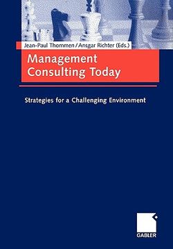portada management consulting today: strategies for a challenging environment. (en Inglés)