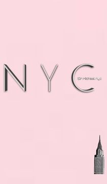 portada NYC iconic Chrysler building powder pink creative blank journal $ir Michael designer limited edition: NYC iconic Chrysler building powder pink creativ