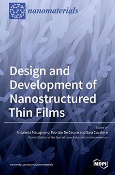 portada Design and Development of Nanostructured Thin Films (en Inglés)