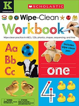 portada Wipe Clean Workbooks: Kindergarten (Scholastic Early Learners) (en Inglés)