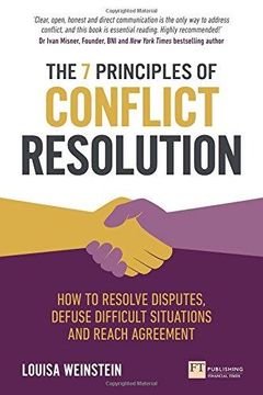 portada The 7 Principles Of Conflict Resolution (en Inglés)