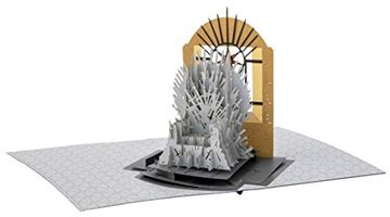 portada Game of Thrones Iron Throne Pop-Up Card (en Inglés)