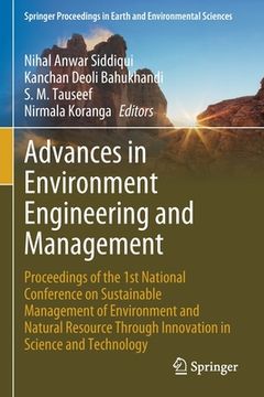 portada Advances in Environment Engineering and Management: Proceedings of the 1st National Conference on Sustainable Management of Environment and Natural Re (en Inglés)