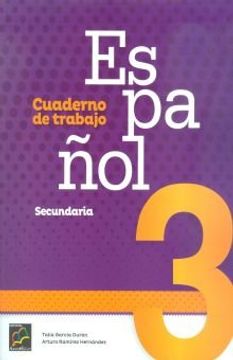 portada Español Cuaderno De Trabajo. Secundaria 3 Grado