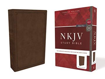 portada Nkjv Study Bible, Leathersoft, Brown, Comfort Print: The Complete Resource for Studying God's Word (Thomas Nelson) 