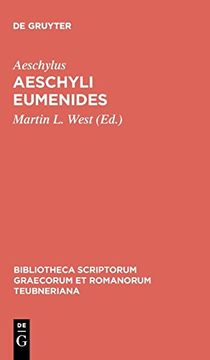 portada Aeschyli Eumenides (Bibliotheca Teubneriana) (en Inglés)
