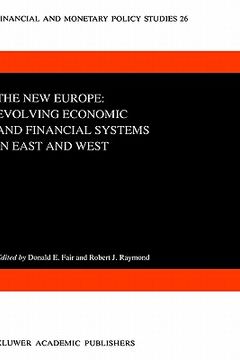 portada the new europe: evolving economic and financial systems in east and west (en Inglés)