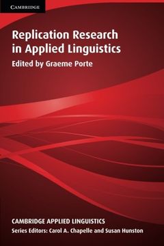 portada Replication Research in Applied Linguistics (Cambridge Applied Linguistics) (en Inglés)