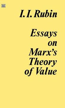 portada essays marxs theory of values (en Inglés)