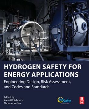 portada Hydrogen Safety for Energy Applications: Engineering Design, Risk Assessment, and Codes and Standards (en Inglés)