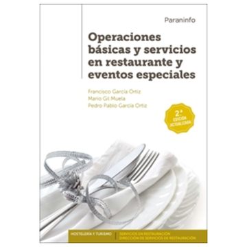 portada Operaciones Básicas y Servicios en Restaurante y Eventos Especiales 2. ª Edición
