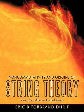 portada noncommutativity and origins of string theory,views toward grand unified theory (en Inglés)