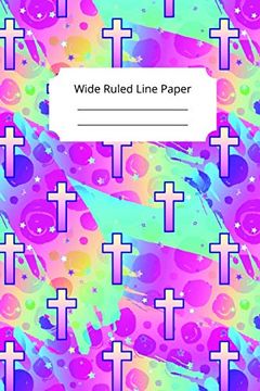 portada Christian art Inspirational, Motivational and Spiritual Theme Wide Ruled Line Paper 