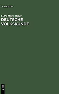 portada Deutsche Volkskunde (en Alemán)