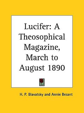 portada lucifer: a theosophical magazine, march to august 1890