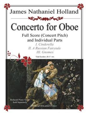 portada Concerto for Oboe Full Score and Individual Parts (en Inglés)