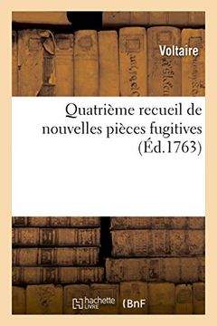 portada Quatrieme Recueil de Nouvelles Pieces Fugitives (French Edition)