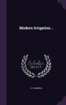 portada Modern Irrigation .. (in English)