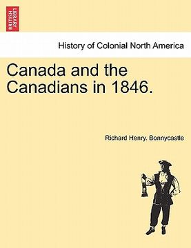 portada canada and the canadians in 1846. vol.i (in English)