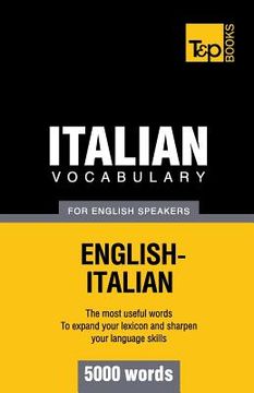 portada Italian vocabulary for English speakers - 5000 words (in English)