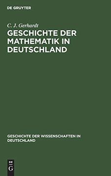portada Geschichte der Mathematik in Deutschland (en Alemán)