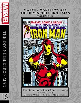 portada Marvel Masterworks: The Invincible Iron man Vol. 16 (Marvel Masterworks: The Invincible Iron Man, 16) (in English)