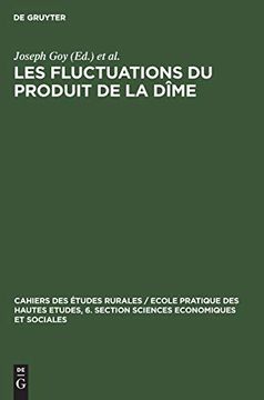 portada Les Fluctuations du Produit de la Dîme (Cahiers des Études Rurales (en Francés)