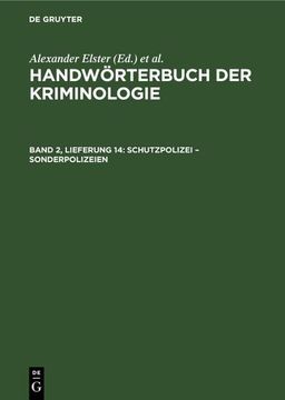 portada Schutzpolizei - Sonderpolizeien (in German)