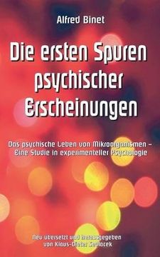 portada Die Ersten Spuren Psychischer Erscheinungen (German Edition)