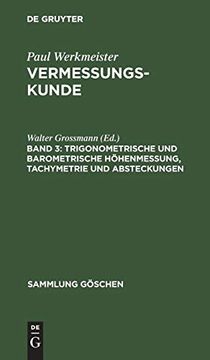portada Trigonometrische und Barometrische Höhenmessung, Tachymetrie und Absteckungen 
