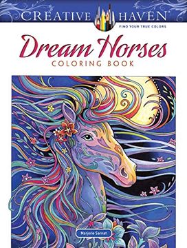 portada Creative Haven Dream Horses Coloring Book (Creative Haven Coloring Book) 