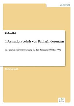 portada Informationsgehalt von Ratingänderungen (German Edition)