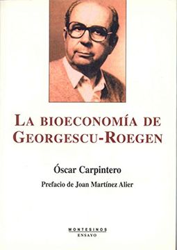 portada La Bioeconomia de Georgescu-Roegen (in Spanish)