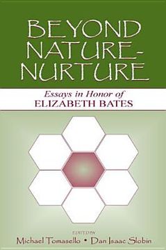 portada beyond nature-nurture: essays in honor of elizabeth bates (en Inglés)