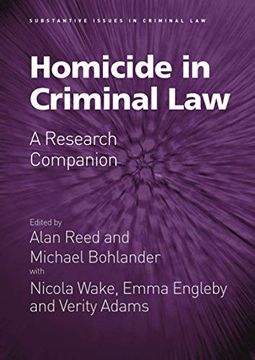 portada Homicide in Criminal Law: A Research Companion (Substantive Issues in Criminal Law) (en Inglés)