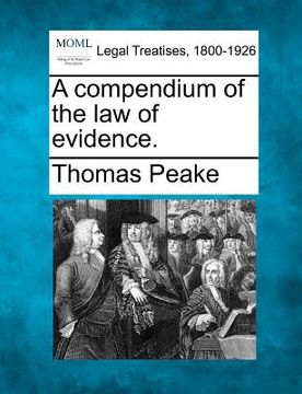 portada a compendium of the law of evidence.