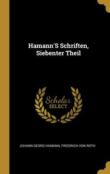 portada Hamann's Schriften, Siebenter Theil 