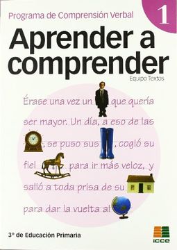 portada Aprender a Comprender, 1: Programa de Comprensión Verbal (in Spanish)