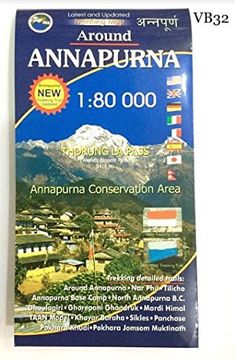 portada Trekking map Around Annapurna