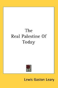 portada the real palestine of today (in English)