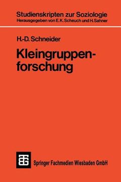 portada Kleingruppenforschung (en Alemán)