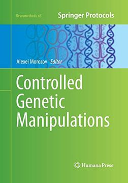 portada Controlled Genetic Manipulations (Neuromethods, 65) (en Inglés)